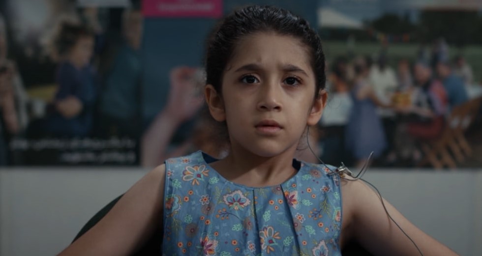 Child actress Yasna Fakhroo in Short Film 'Aram'