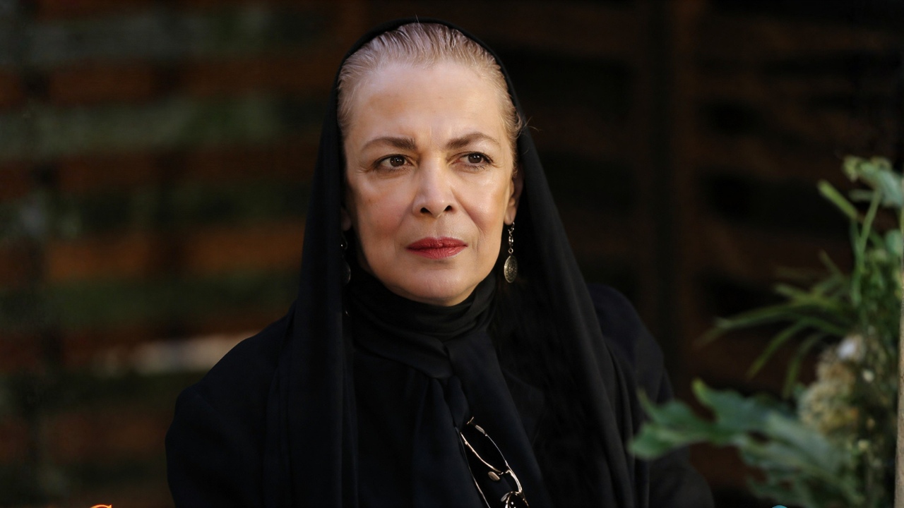 Portrait of Bita Farrahi, influential Iranian cinema actress