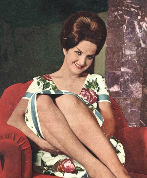 Iranian singer Pooran in the 1960s