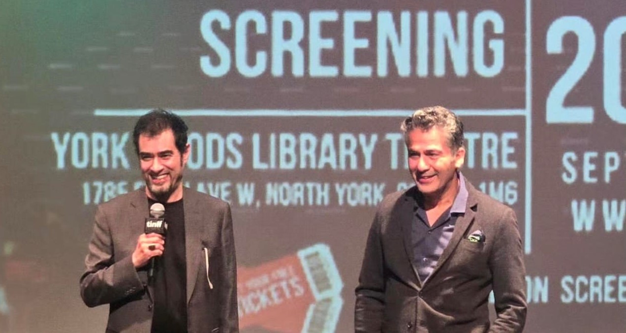 Shahab Hosseini and Armin Amiri at the screening of "The Last Act" at TINFF 2024